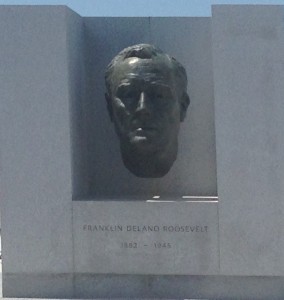 Franklin D. Roosevelt monument.