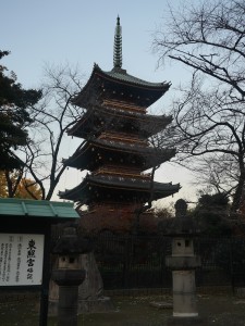 Pagoda of Kan'ei-ji.